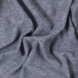 Italian Heathered Gray Tissue-Weight Polyester Jersey