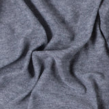 Italian Heathered Gray Tissue-Weight Polyester Jersey