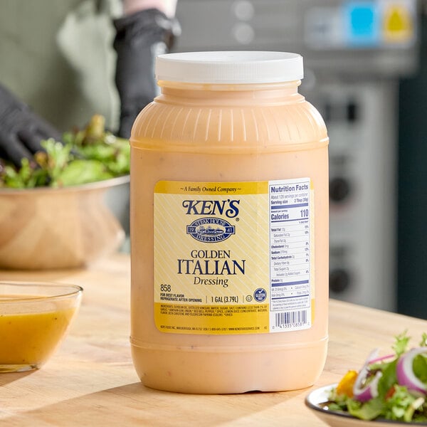 Ken's Foods 1 Gallon Golden Italian Dressing