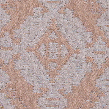 Apricot/Cream Geometric Brocade