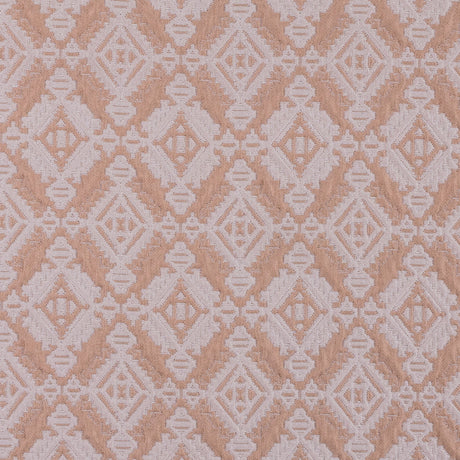 Apricot/Cream Geometric Brocade