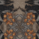 Beige Kaleidoscopic Printed Polyester Chiffon