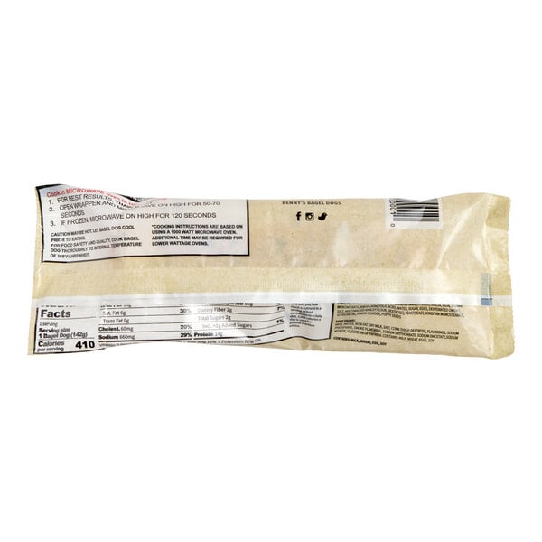 Benny's Bagel Dogs Beef Bagel Dog 5 oz. - 12/Case