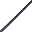 Black Beaded Trim with Lip - 1/2"
