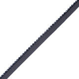 Black Beaded Trim with Lip - 1/2"