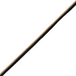 Gold Cord with Black Lip - 0.375"