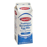 Papetti's Frozen Liquid Scrambled Egg Mix with Milk 5 lb. - 6/Case