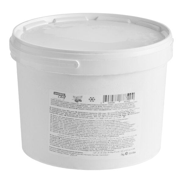 Andros Chef Sweetened Blackberry Puree 15.4 lb.