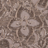 Cream/Gold Metallic Floral Brocade