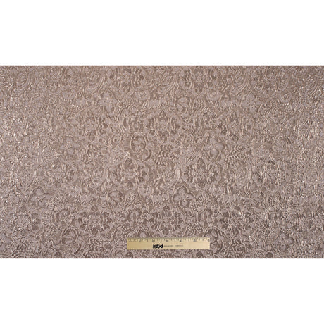 Cream/Gold Metallic Floral Brocade