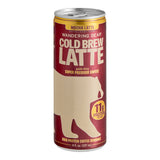 Wandering Bear Mocha Latte High Protein Cold Brew Coffee 8 fl. oz. - 12/Case