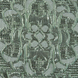 Mint Metallic Floral Brocade