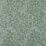 Mint Metallic Floral Brocade