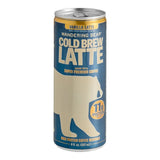 Wandering Bear Vanilla Latte High Protein Cold Brew Coffee 8 fl. oz. - 12/Case