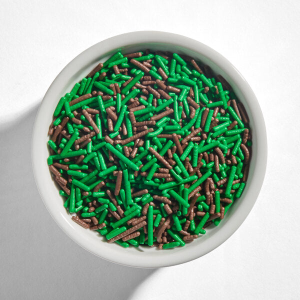 Dutch Treat Chocolate Mint Sprinkles Candy Ice Cream Topping 10 lb.