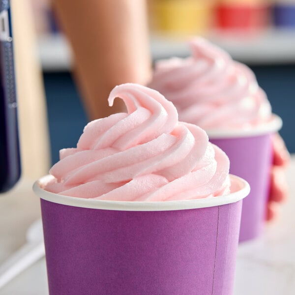 Fabbri 1.25 kg Pink Grapefruit Simple One-Step Soft Serve / Frozen Dessert Mix