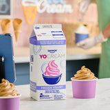 Dannon YoCream Low-Fat Dulce De Leche Frozen Yogurt Mix 0.5 Gallon - 6/Case