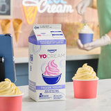 Dannon YoCream Non-Fat Cake Batter Frozen Yogurt Mix 0.5 Gallon - 6/Case