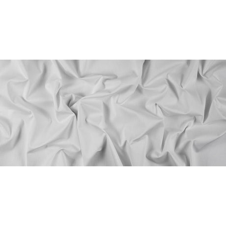 Italian Off-White Stretch Cotton Twill