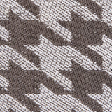 Brown/Ivory Houndstooth Cotton Twill