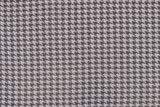 Brown/Ivory Houndstooth Cotton Twill