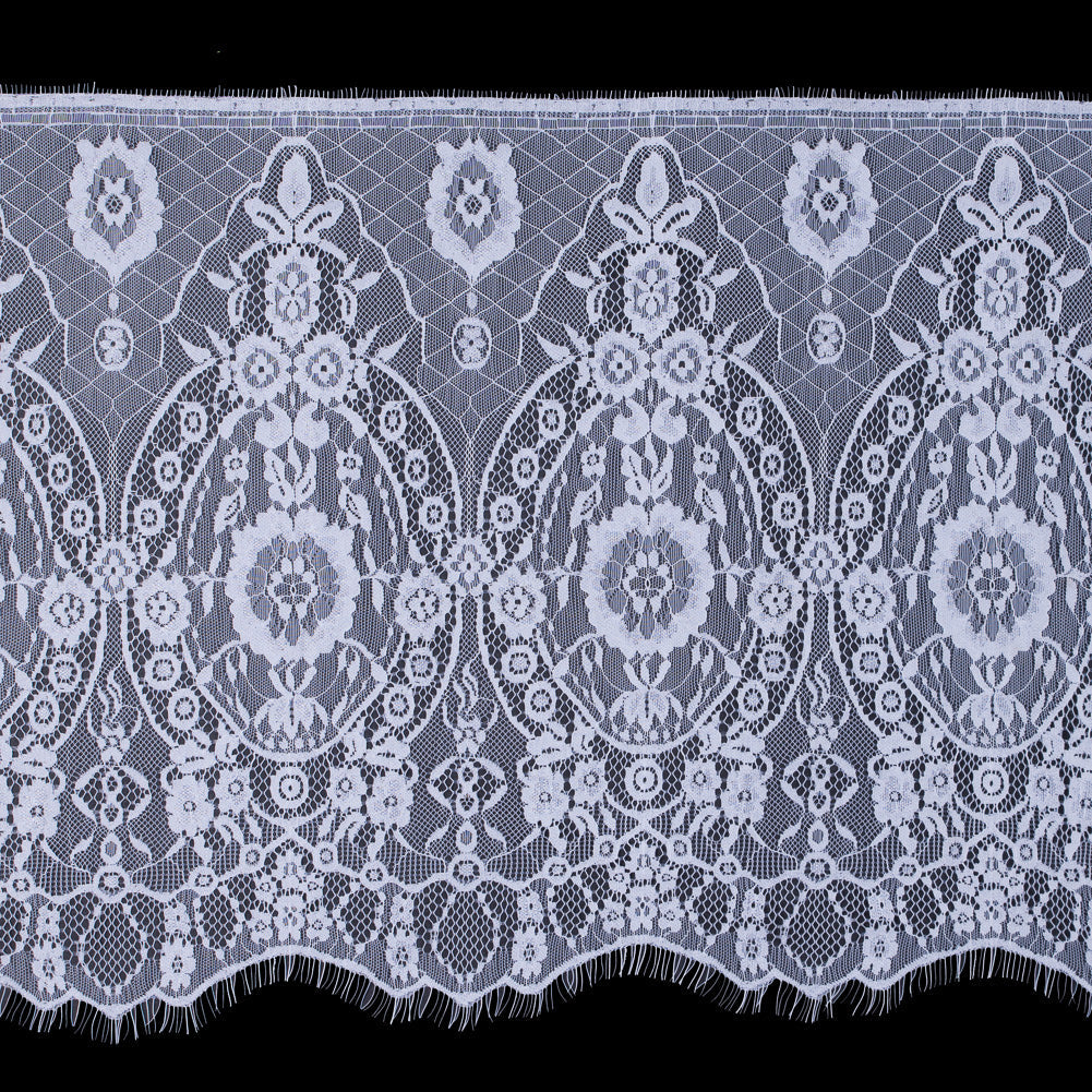 White French Lace Trimming - 14"