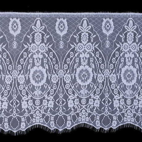 White French Lace Trimming - 14"