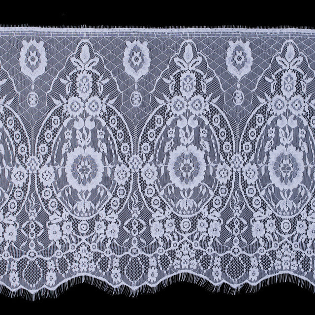 White French Lace Trimming - 14"