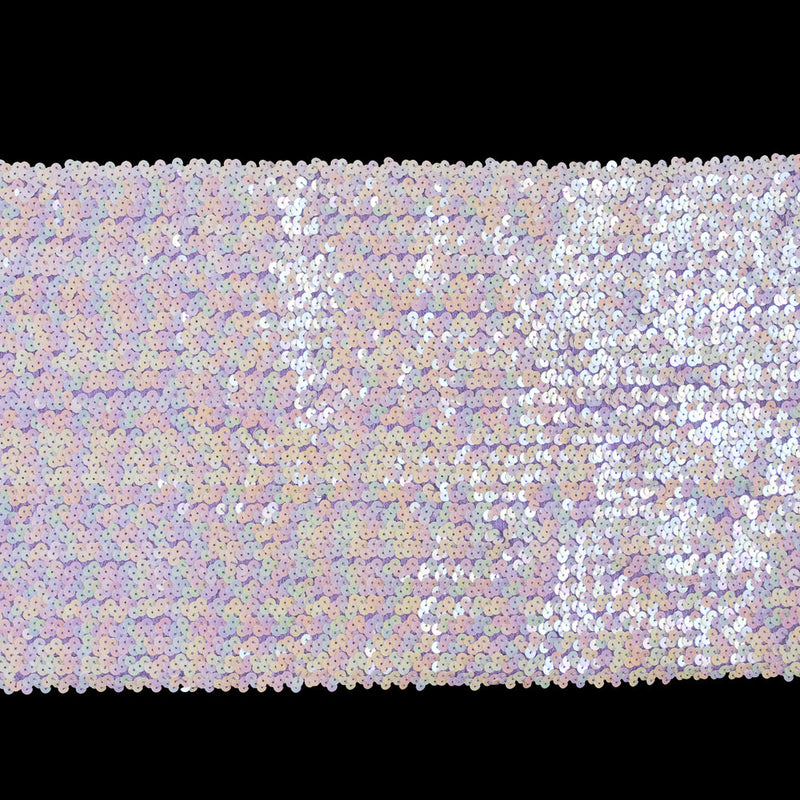 Purple Stretch Iridescent Sequin Trimming - 10"