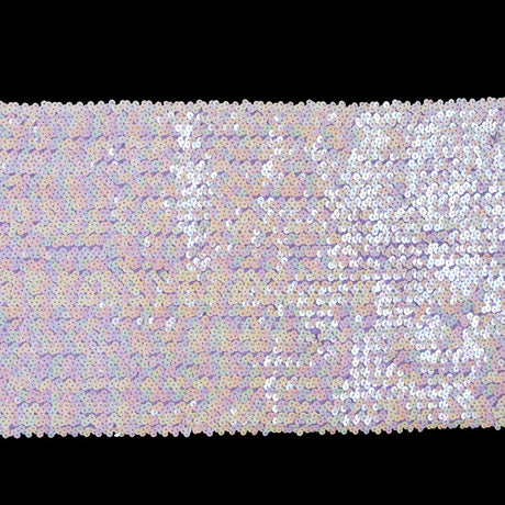 Purple Stretch Iridescent Sequin Trimming - 10"