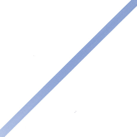 Sky Blue Double Faced Satin Ribbon - 0.25"