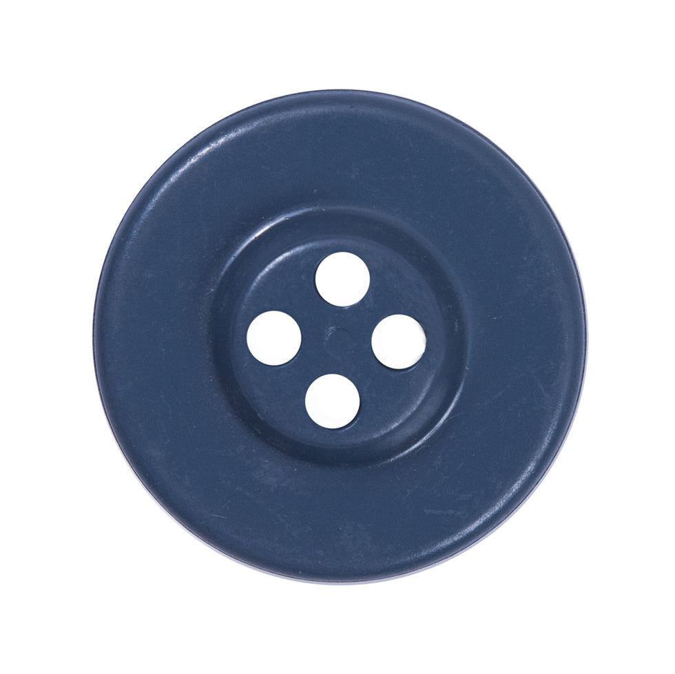 Blue Embossed Anchor Button - 50L/32mm