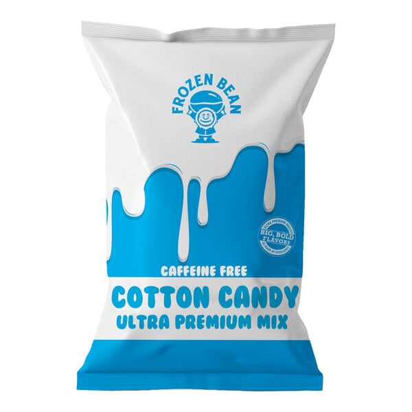 The Frozen Bean Cotton Candy Ultra Premium Beverage / Dessert Mix 3 lb. - 5/Case