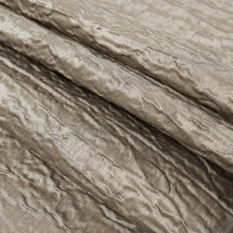 Oxford Tan Luminous Crinkled Brocade