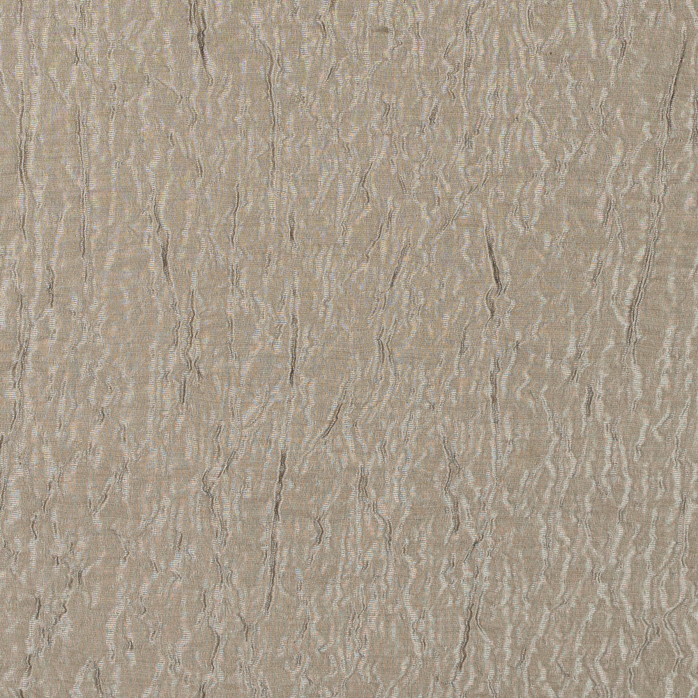 Oxford Tan Luminous Crinkled Brocade