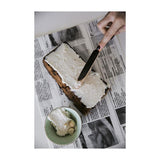 Packnwood White Greaseproof Newspaper Print Paper, 10.6" x 13.8", Case of 1000