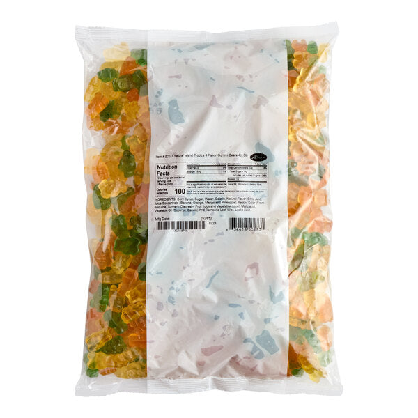 Albanese Island Tropics Natural Flavor Gummi Bears 5 lb.
