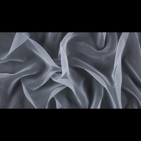 Italian White Nylon Organza