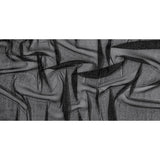 Italian Black Stretch Metallic Mesh