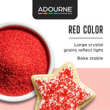Adourne Expressions Fine Red Sanding Sugar 10 lb.