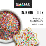 Adourne Expressions Coarse Rainbow Sanding Sugar 10 lb.