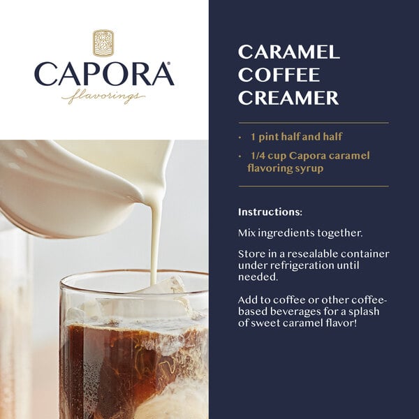 Capora Caramel Flavoring Syrup 750 mL