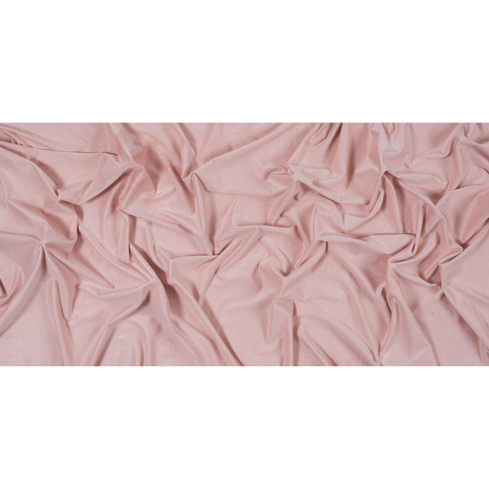 Italian Pink Lightweight Stretch Faux Suede