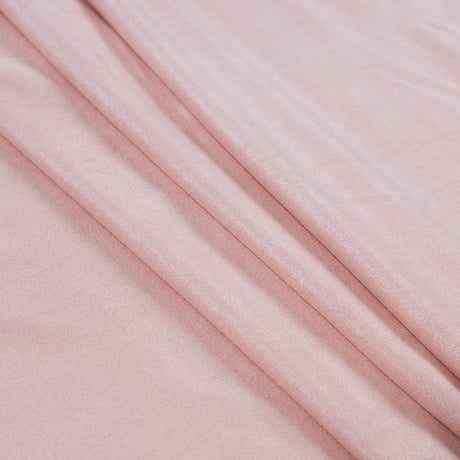 Italian Pink Lightweight Stretch Faux Suede