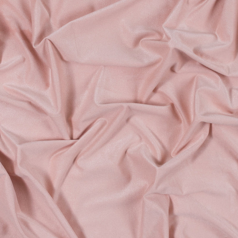 Italian Pink Lightweight Stretch Faux Suede