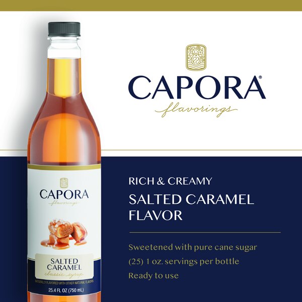 Capora Salted Caramel Flavoring Syrup 750 mL
