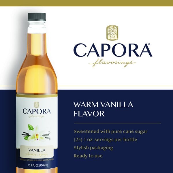 Capora Vanilla Flavoring Syrup 750 mL