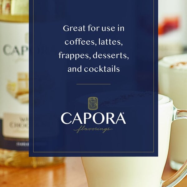 Capora White Chocolate Flavoring Syrup 750 mL