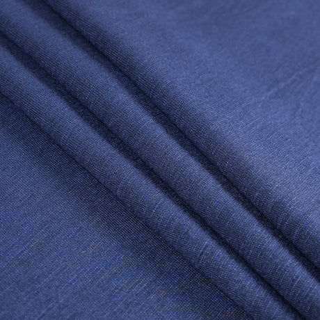 Italian Insignia Blue and Black Reversible Double Knit