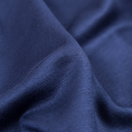 Italian Insignia Blue and Black Reversible Double Knit